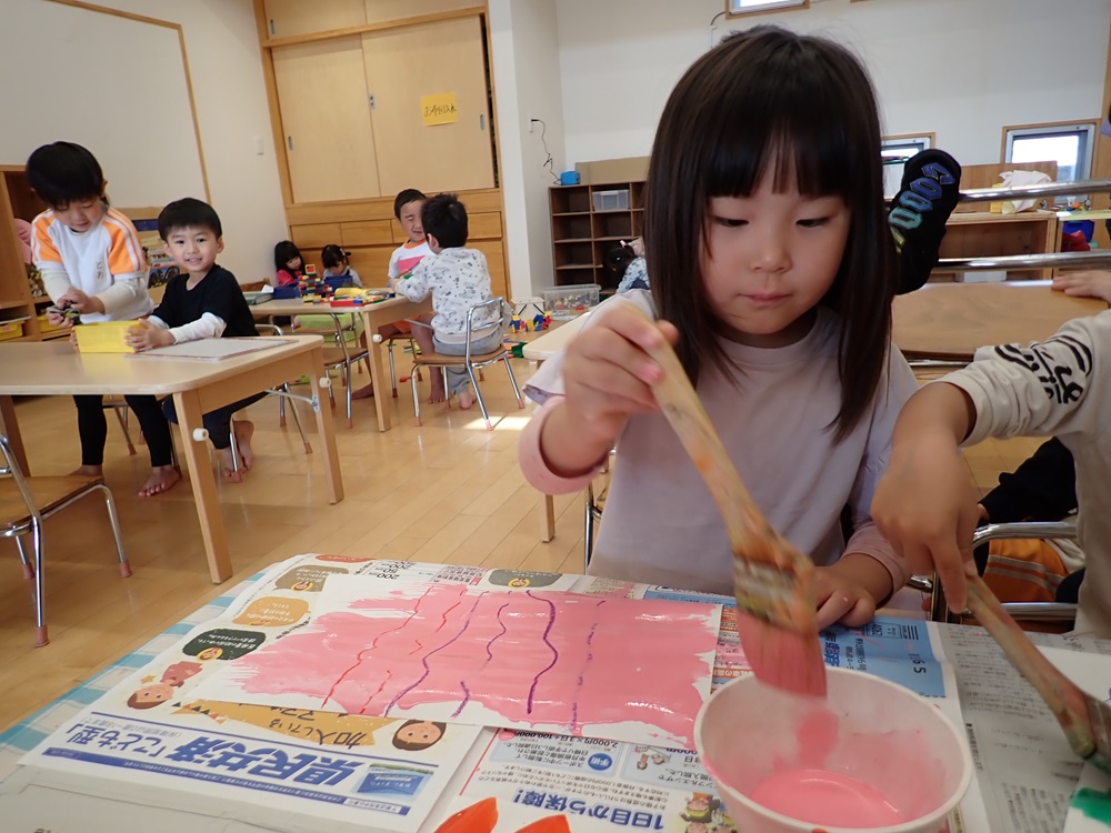 はじき絵をしたよ♪ ｜ 社会福祉法人天真会（真愛保育園、いろどり真 …